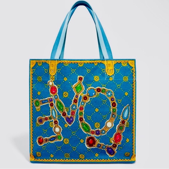 Brighton Colorful Heart and Jewel Tote